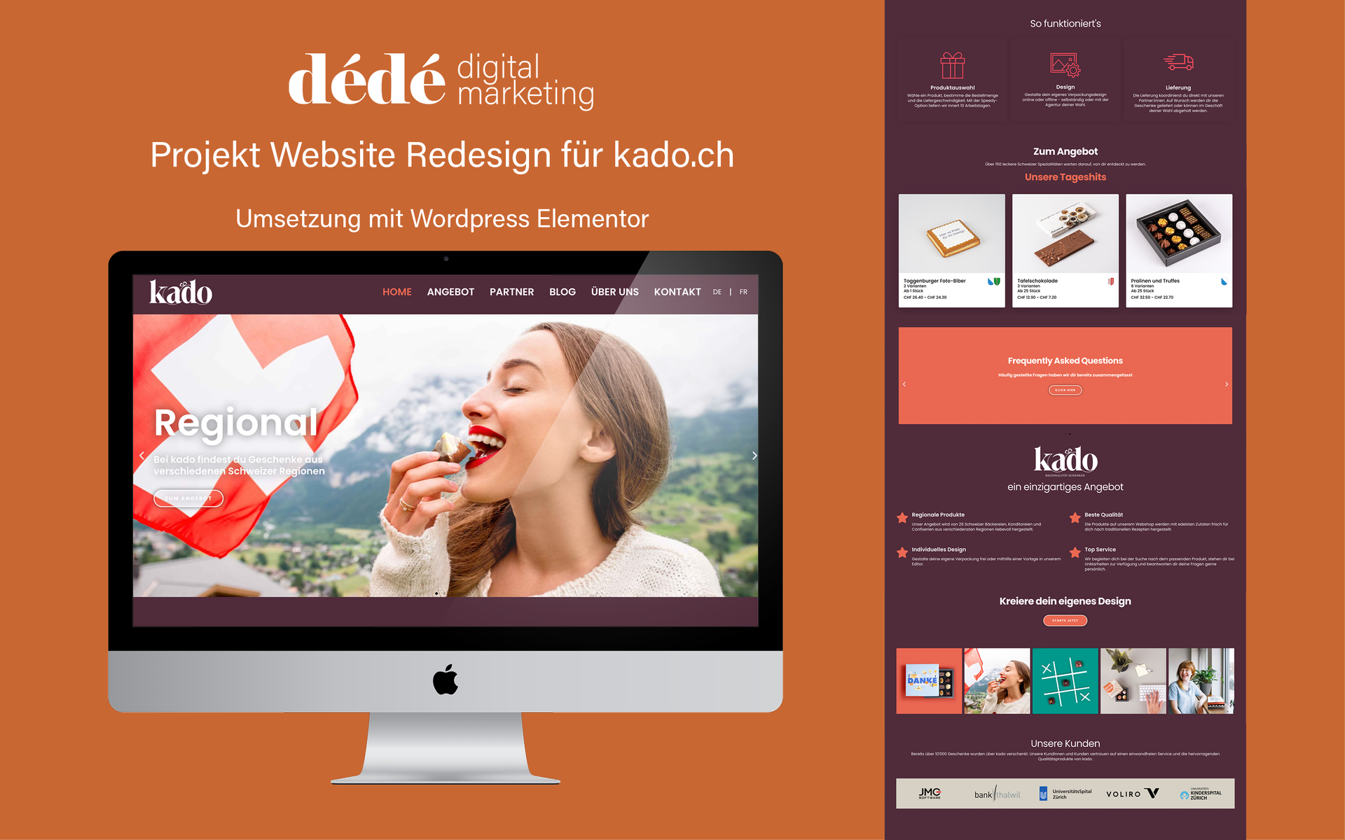 Portfolio dédé digital_Website Redesign_kado