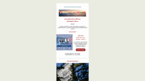 Beispiel eines Newsletters für die Swiss Community in México